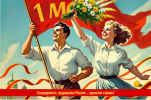 Поздравление председателя Судпроф А.А.Гичко с Международным днем солидарности трудящихся