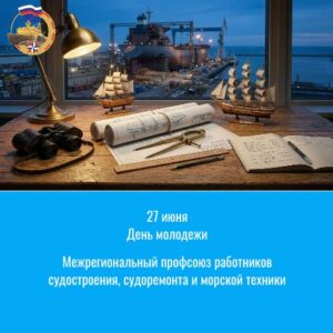 «Молодёжь судостроения — гарантия будущего России»: поздравление председателя Межрегионального профсоюза